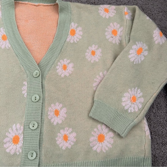 Trendy flower print sweater - Picture 5 of 6